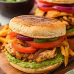 Chicken Fajita Burgers