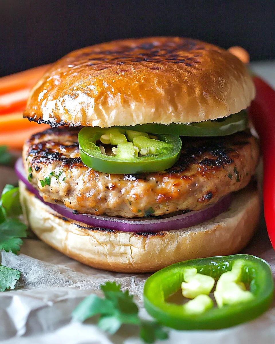 Jalapeño Turkey Burgers