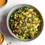 Asian Edamame Peanut Crunch Salad