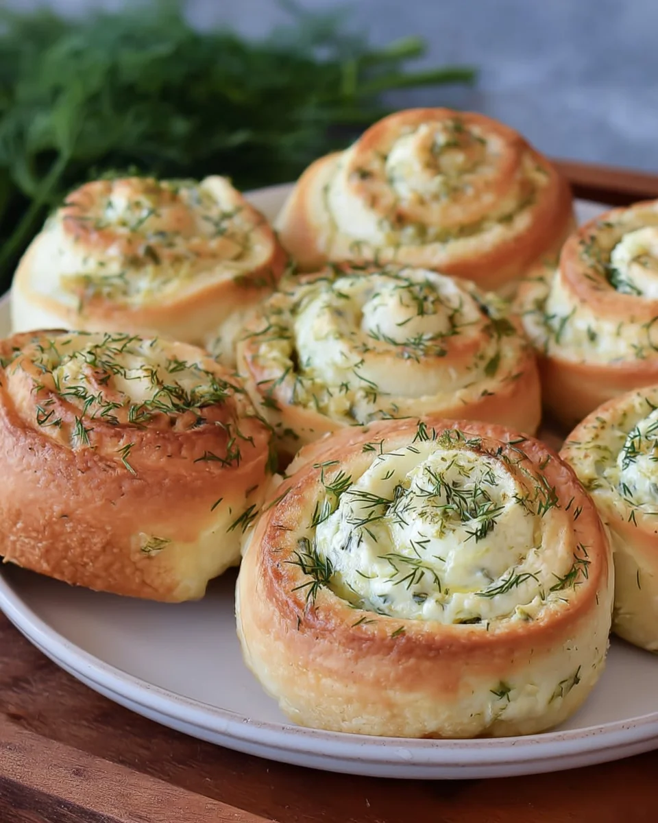 Creamy Pickle Rolls