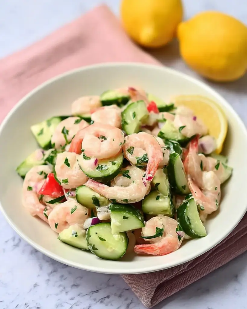 Cucumber Shrimp Salad
