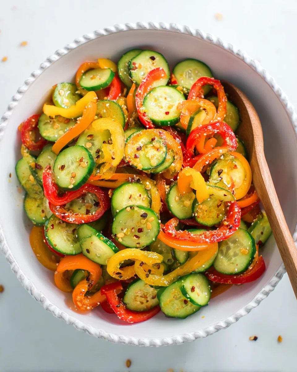 Cucumber and Sweet Pepper Salad