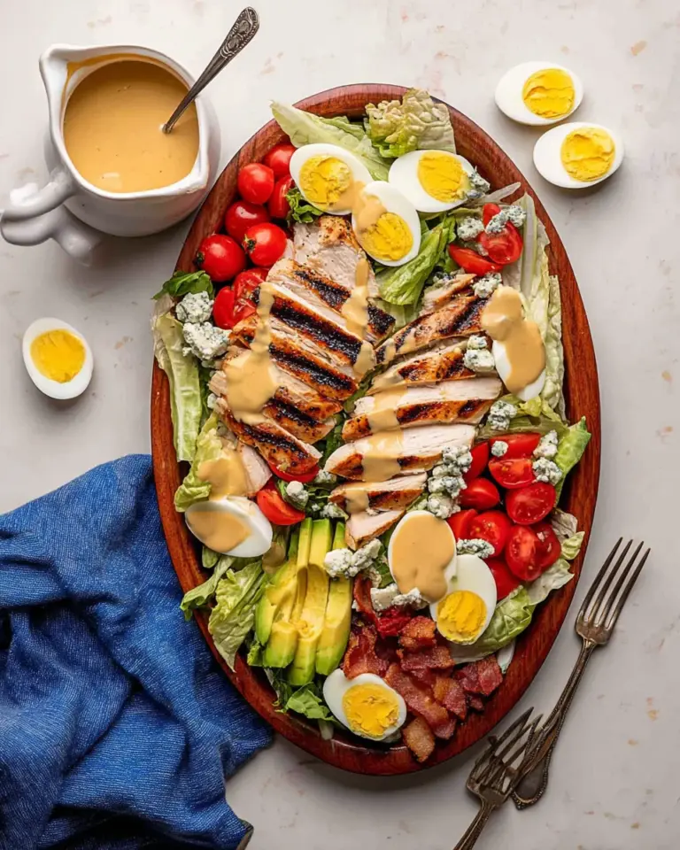 Grilled Chicken Cobb Salad with Honey Dijon
