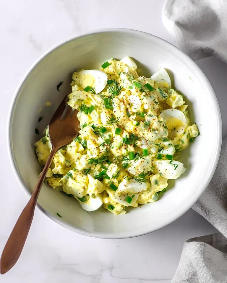 Healthy High Protein Egg Salad With Greek Yogurt