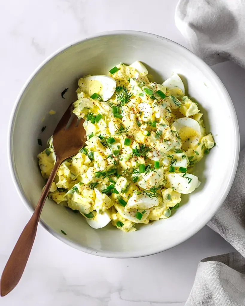 Healthy High Protein Egg Salad With Greek Yogurt