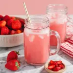Healthy Pink Drink Strawberry Refresher