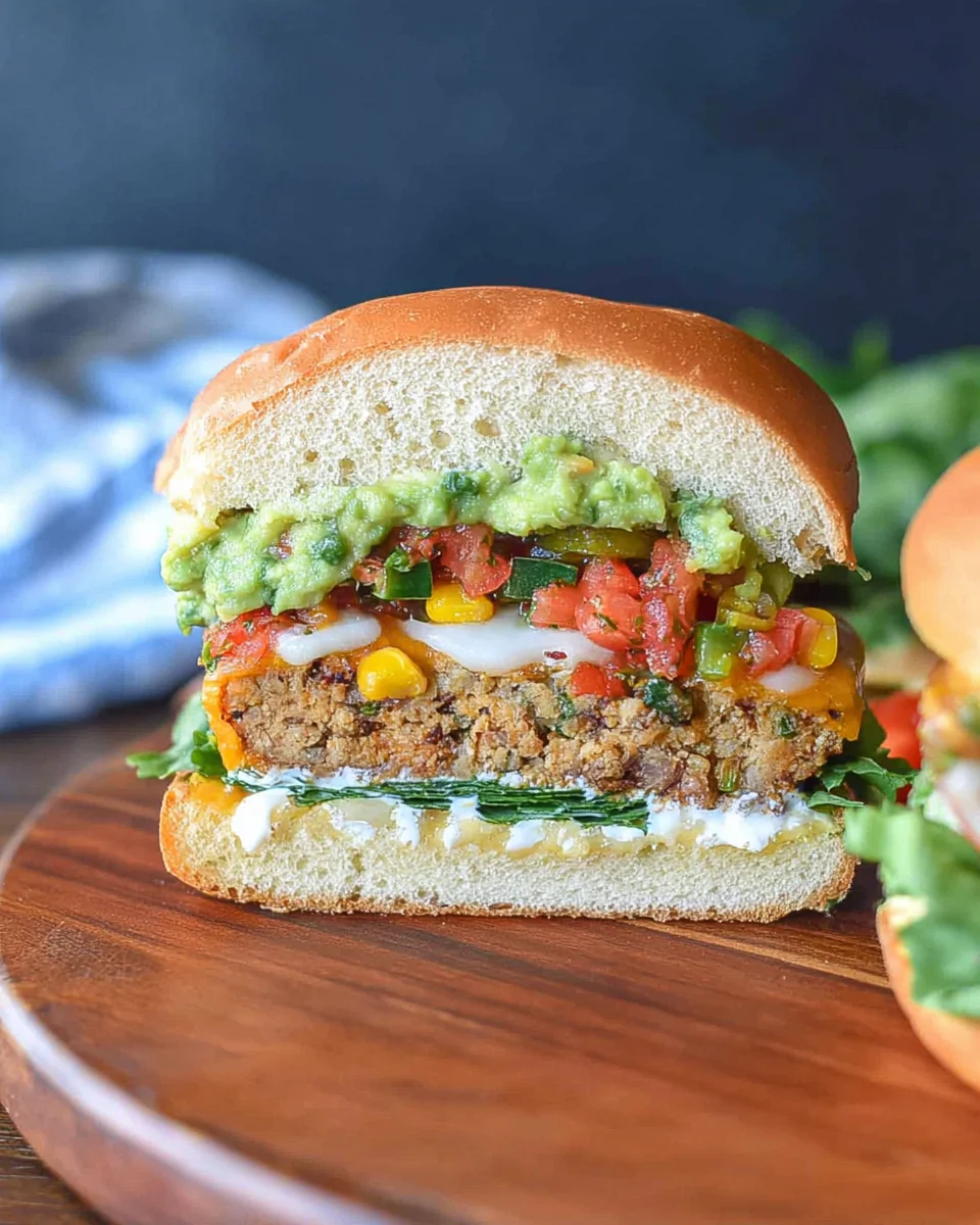 Jalapeño Pepper Jack Chicken Burger