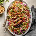 Sesame Chicken Cabbage Crunch Salad