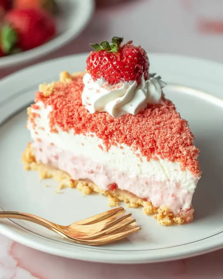 Strawberry Crunch Cheesecake Delight