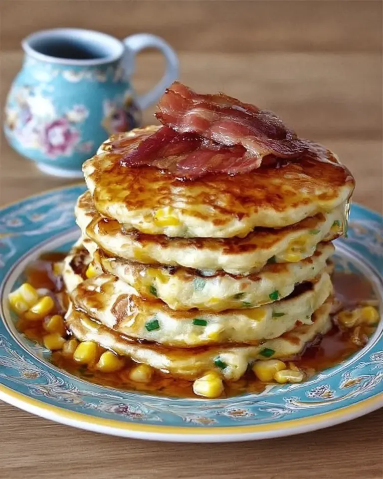 Bacon and Corn Griddle Cakes
