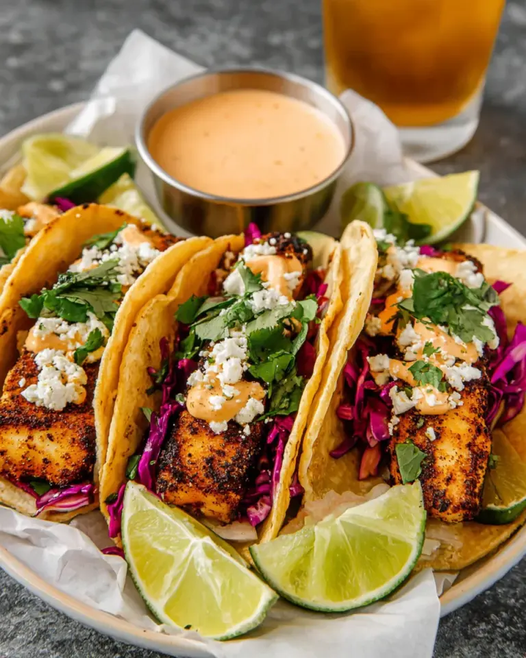 Blackened Fish Tacos