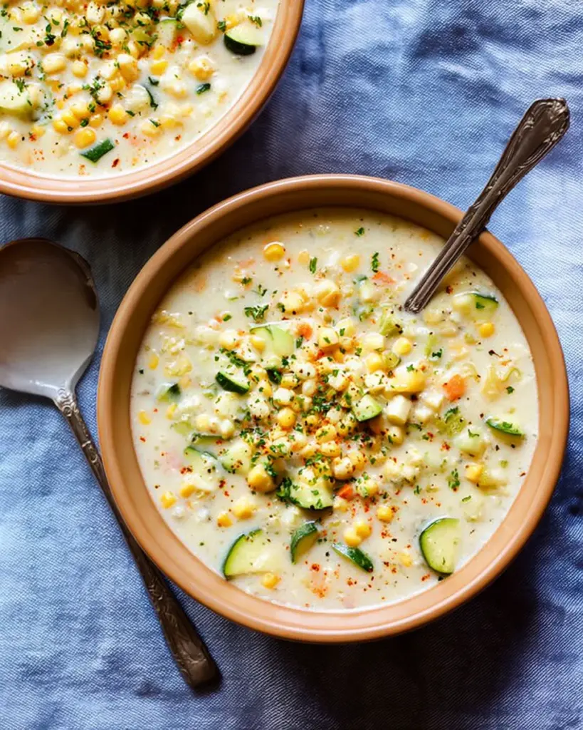 Corn and Zucchini Chowder