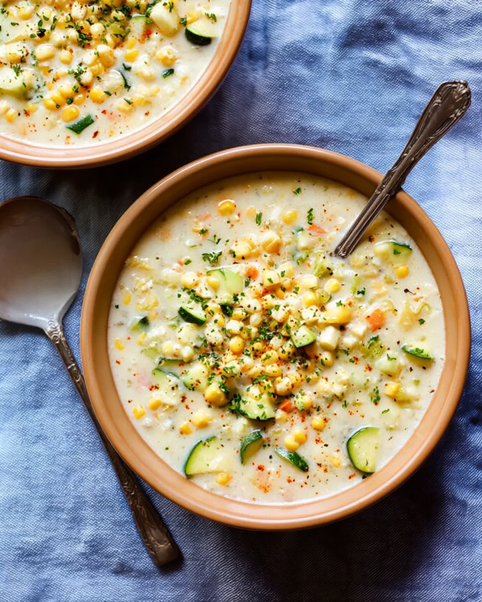 Corn and Zucchini Chowder