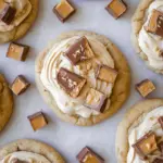 Crumbl Snickers Peanut Butter Cookies