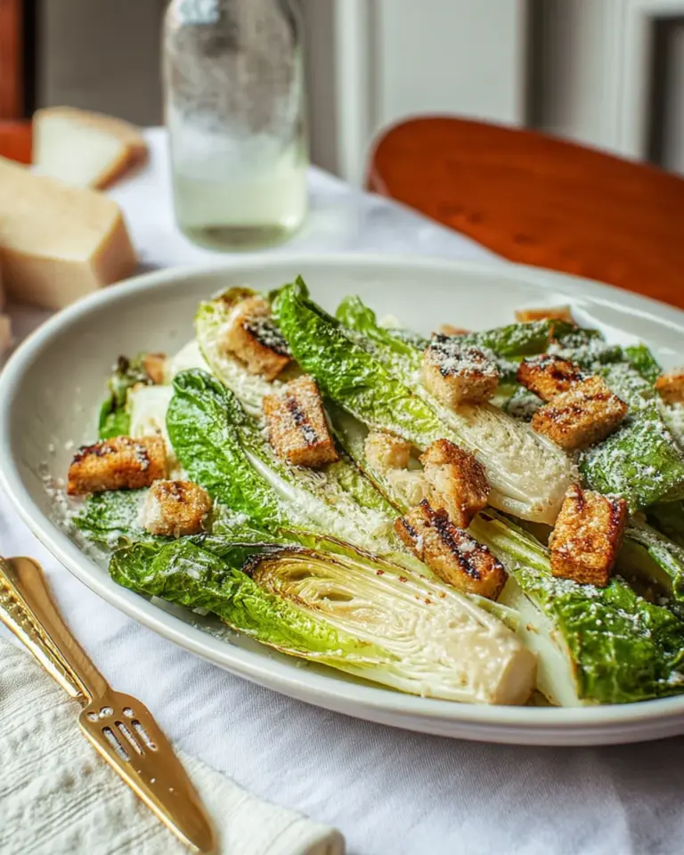 Grilled Caesar Salad