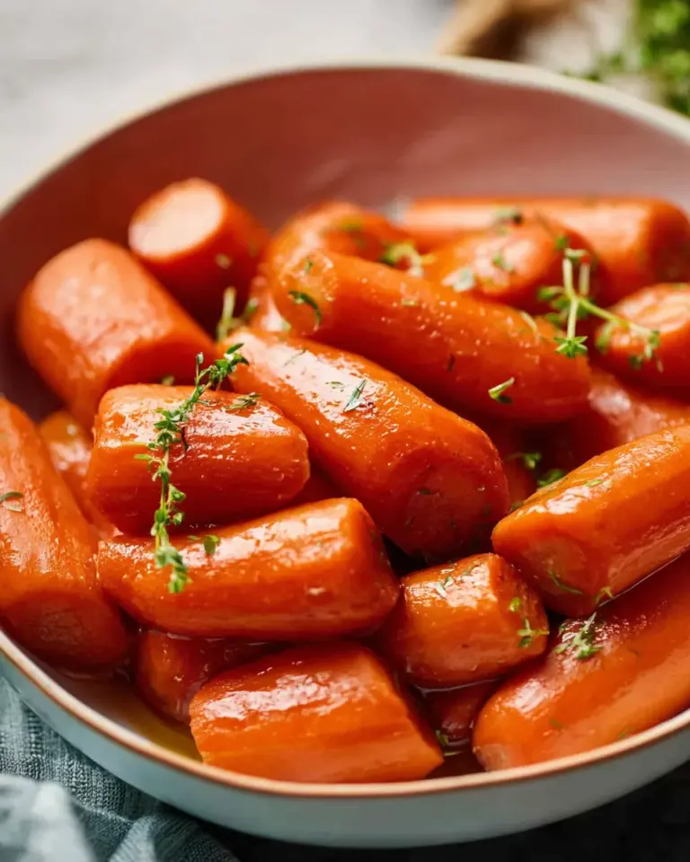 Grilled Carrots with Honey Brown Sugar Glaze