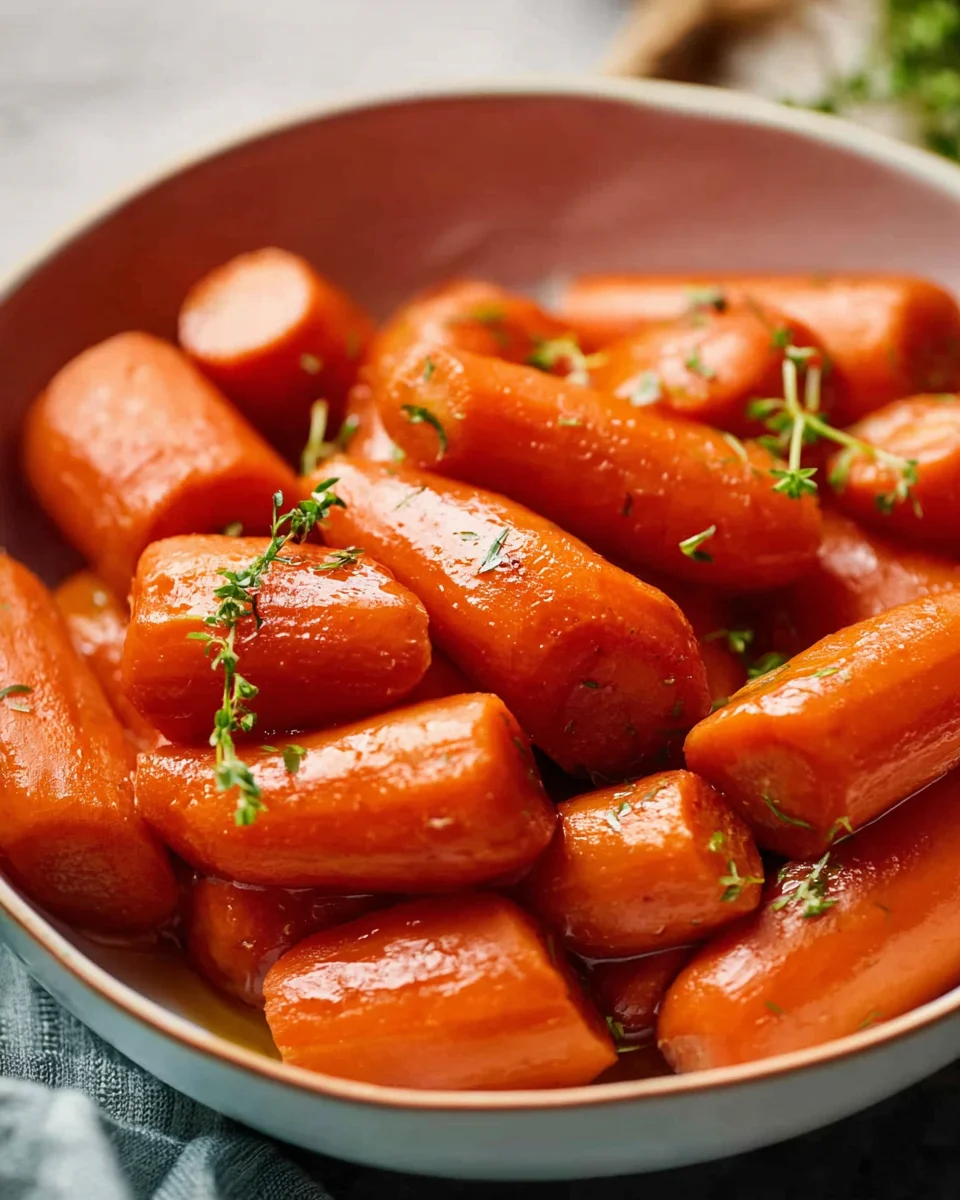 Grilled Carrots with Honey Brown Sugar Glaze