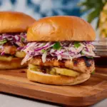 Grilled Chicken Sandwiches with Teriyaki Sauce