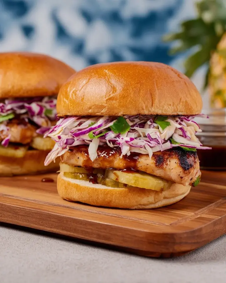 Grilled Chicken Sandwiches with Teriyaki Sauce
