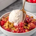 Homemade Cherry Crumble