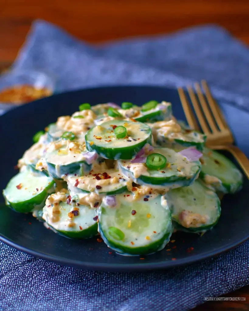 Jalapeno Popper Cucumber Salad