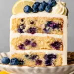 Lemon Blueberry Layer Cake