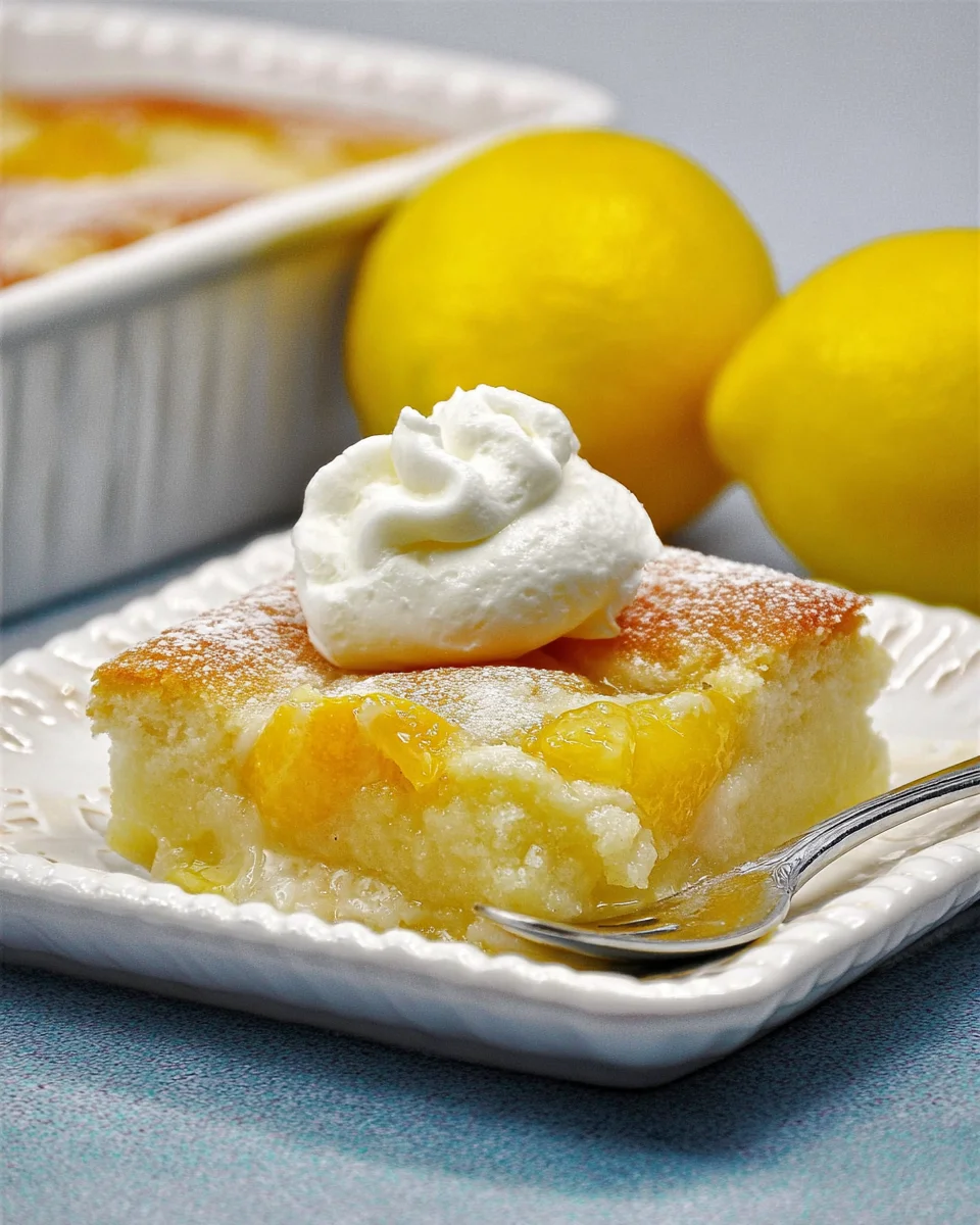 Magic Lemon Cobbler