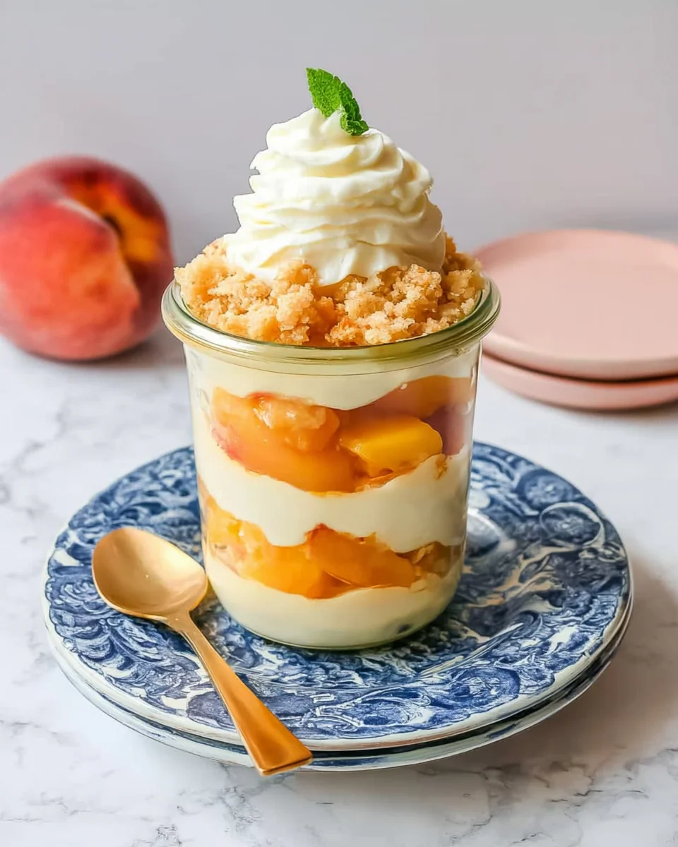 Magnolia Bakery Peach Crisp Pudding