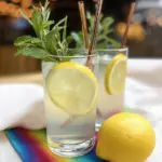 Mint and Rosemary Lemonade with Vanilla