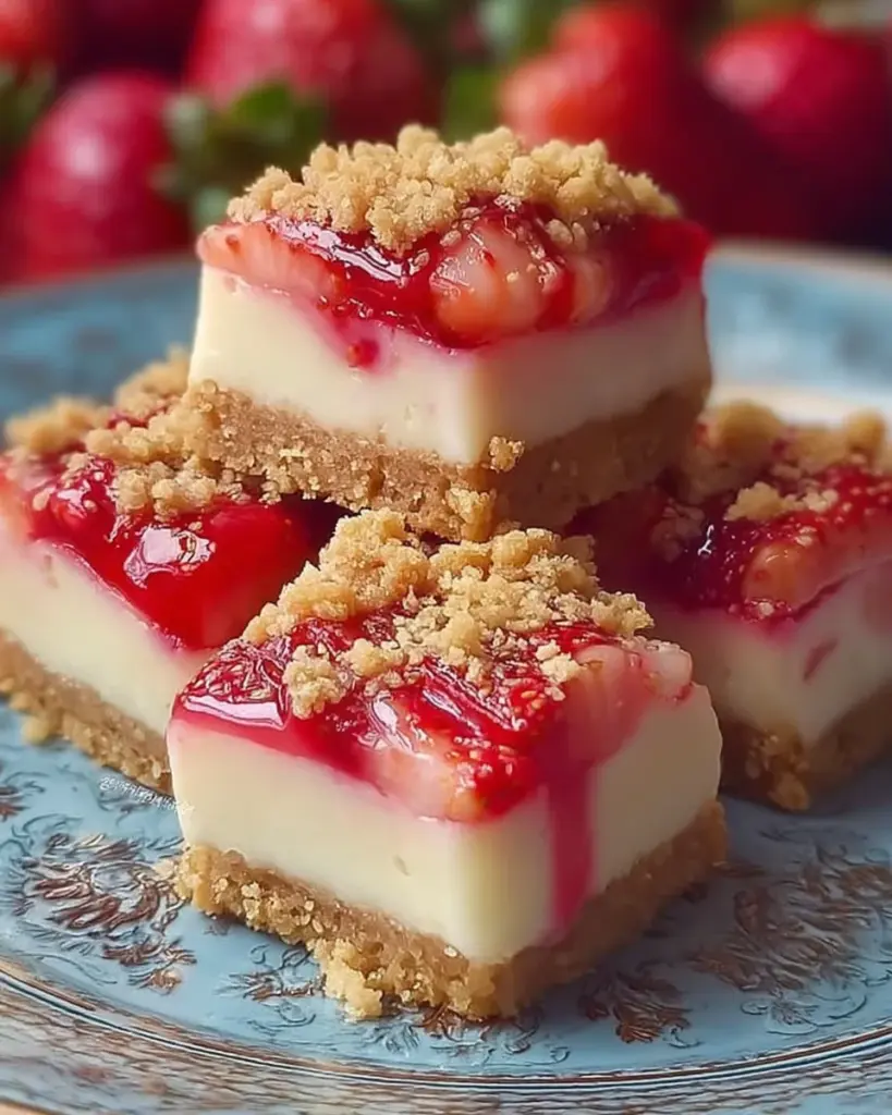 Strawberry Crunch Cheesecake Bites