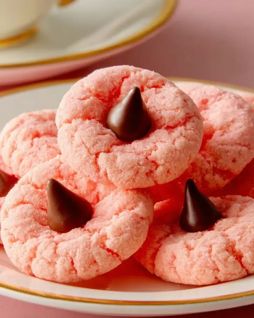 Strawberry Kiss Cookies