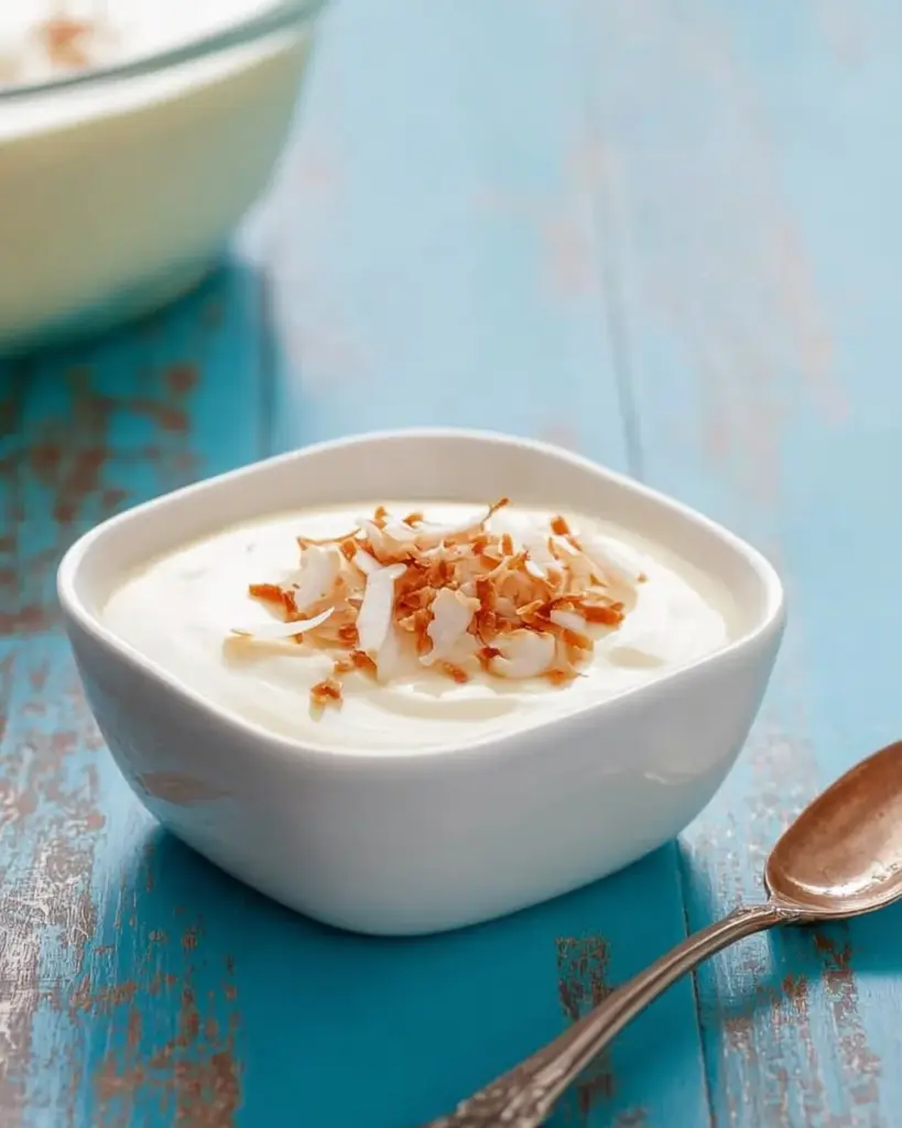 Toasted Coconut Cream Pudding