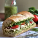 chicken pesto sandwich