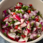 radish pico de gallo