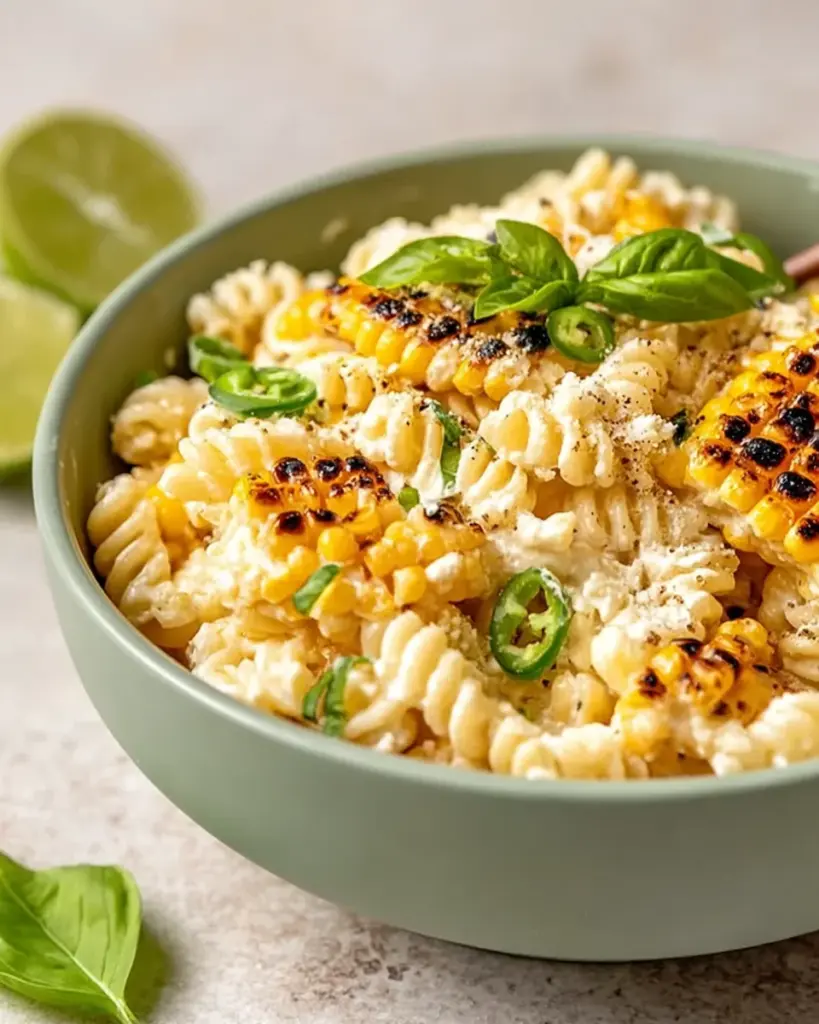 Creamy Street Corn Pasta Salad