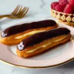 Exquisite Eclairs with Silky Custard Sauce: A Classic French Deligh
