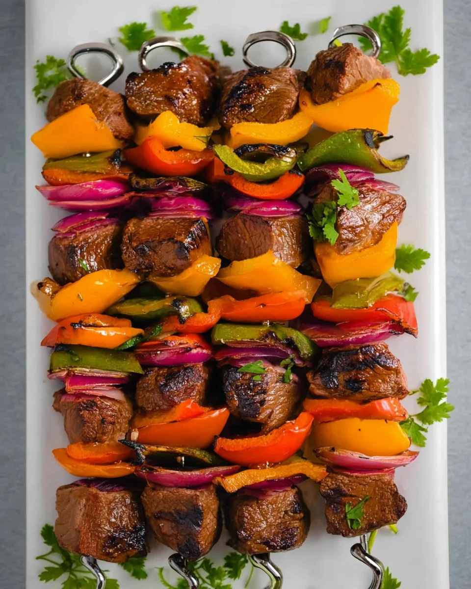 Fajita Steak Kabobs