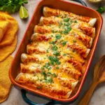 High Protein Creamy Chilli Chicken Enchiladas