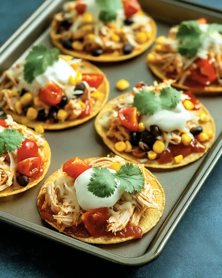 Mexican Rotisserie Chicken Tostadas