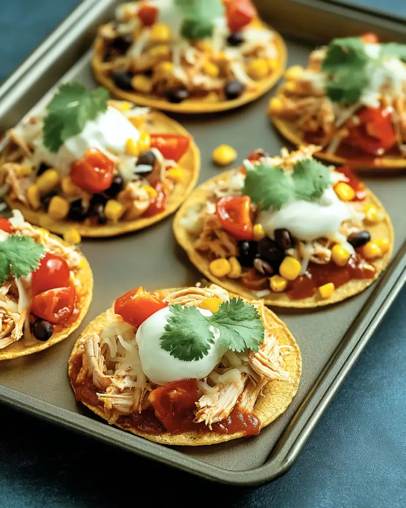 Mexican Rotisserie Chicken Tostadas