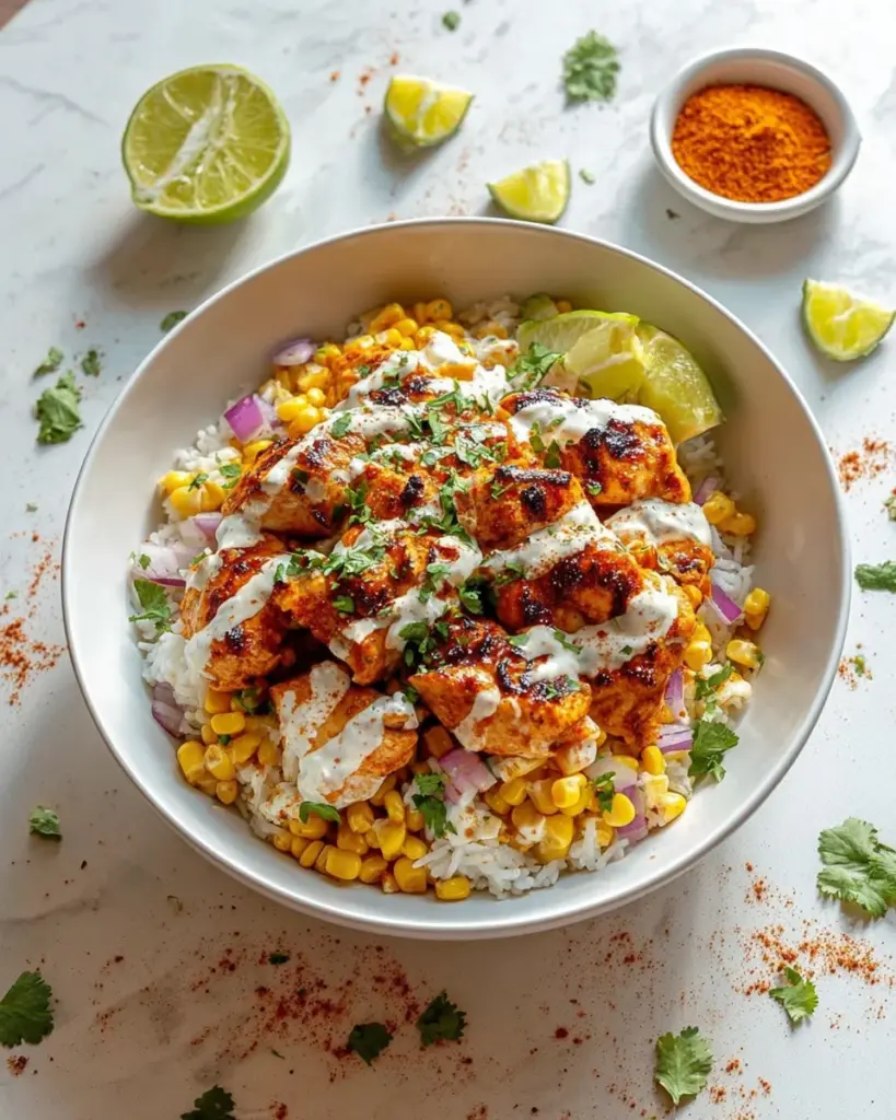 Street Corn Chicken Bowl