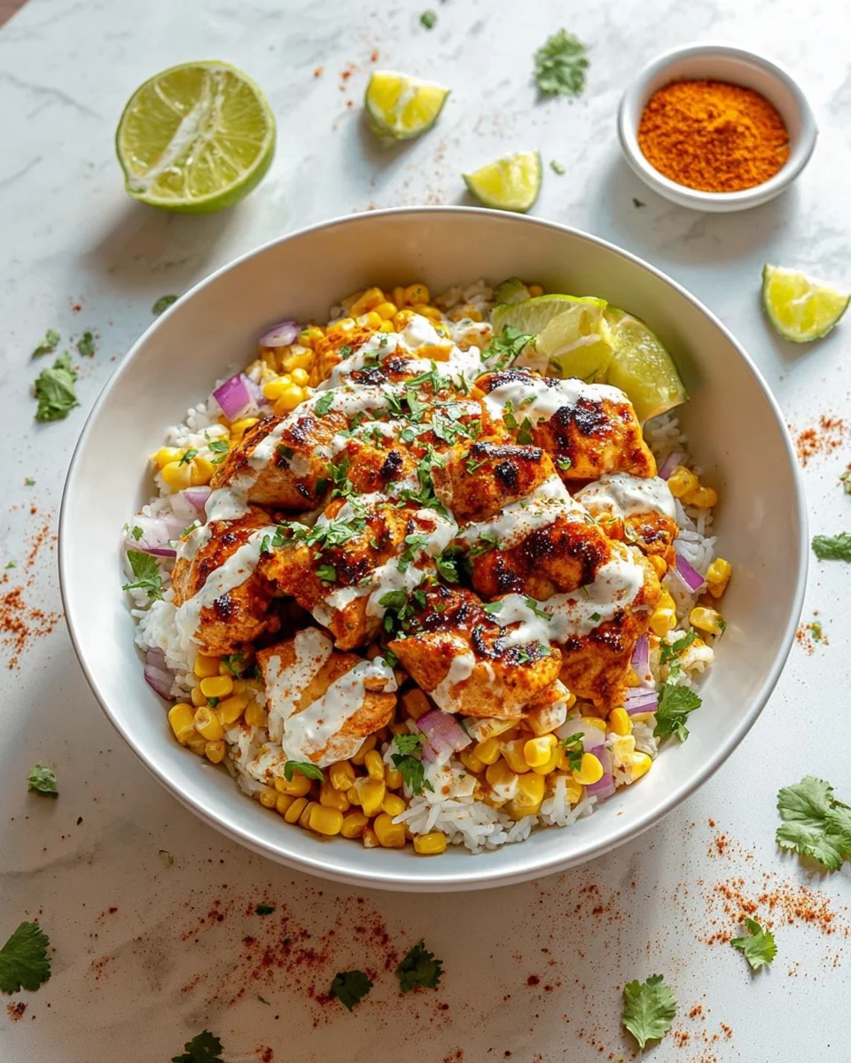 Street Corn Chicken Bowl