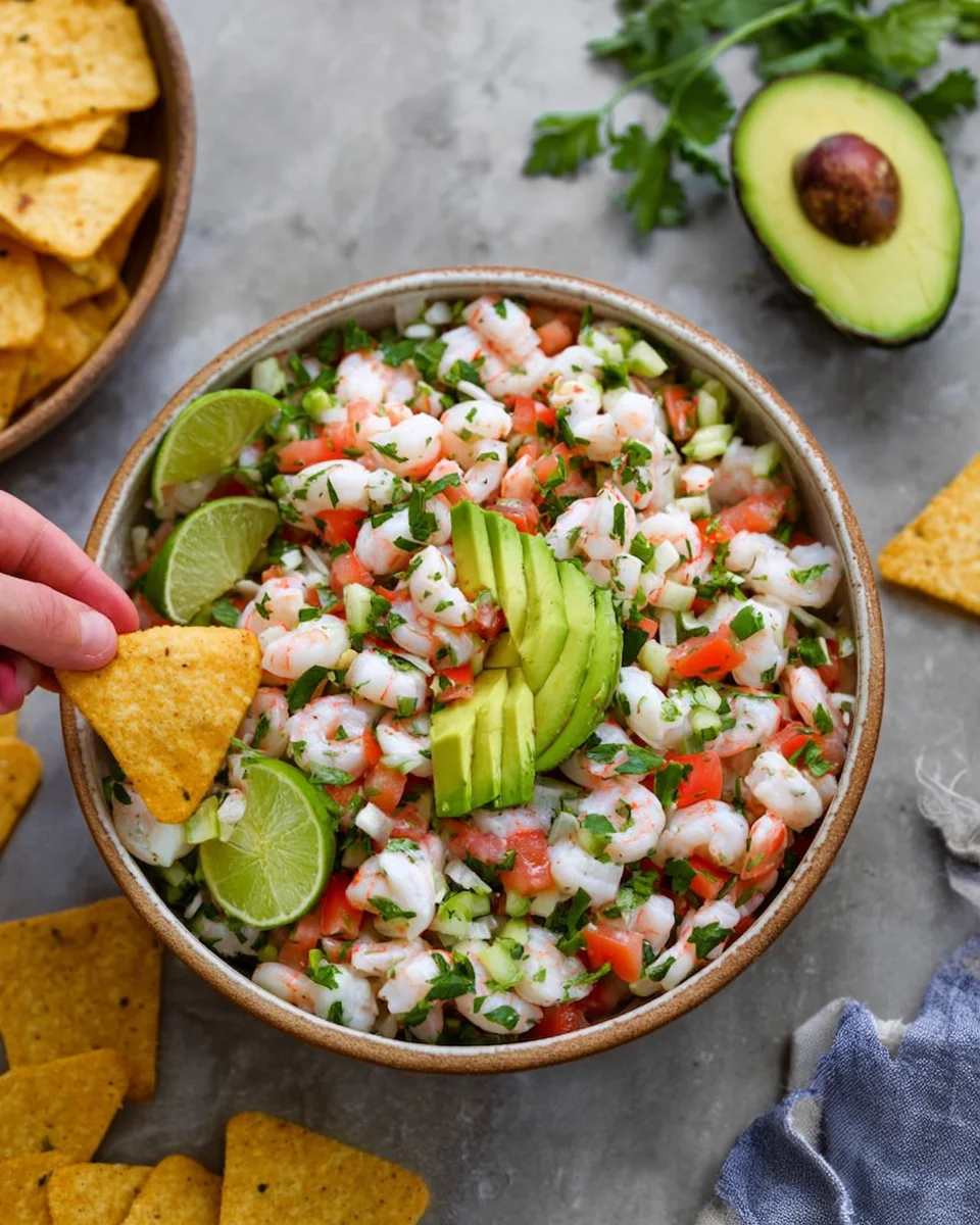 The Best Shrimp Ceviche
