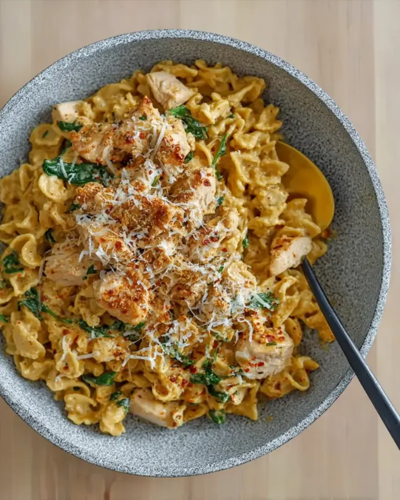 Creamy Parmesan Chicken Pasta