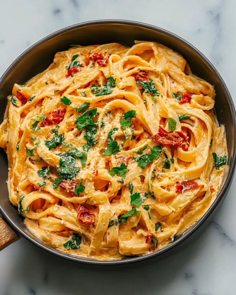 Creamy Sun-Dried Tomato Vegan Pasta