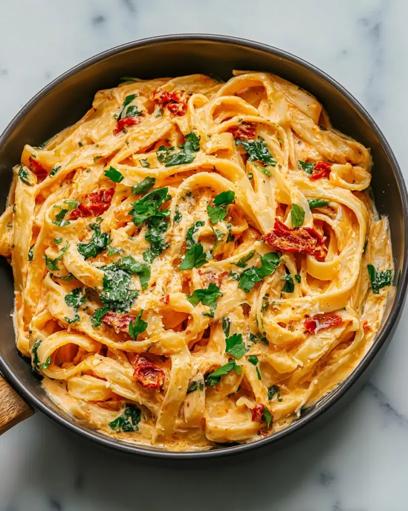 Creamy Sun-Dried Tomato Vegan Pasta