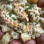 Crockpot Garlic Parmesan Chicken And Potatoes