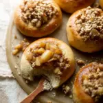 Vegan Apple Cheesecake Brioche Buns