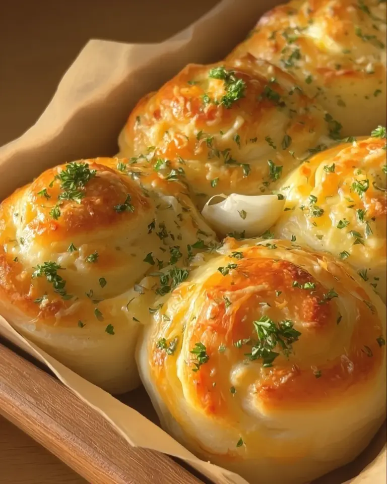 Buttery cheese Garlic Rolls, everyone will love them!