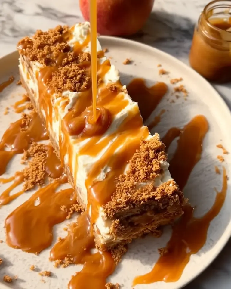 Caramel Apple Cheesecake Bars